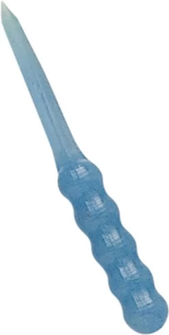 Custom Jigs & Spins Original Finesse Plastic - Glow Brite Blue Ice - Size 10