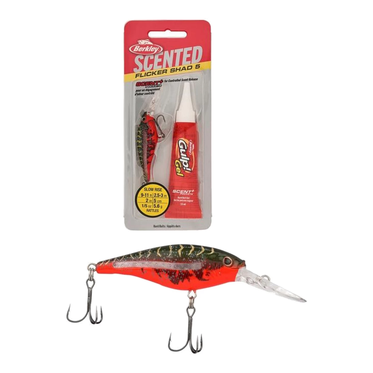 Berkley Scented Flicker Shad 5 - Red Tiger