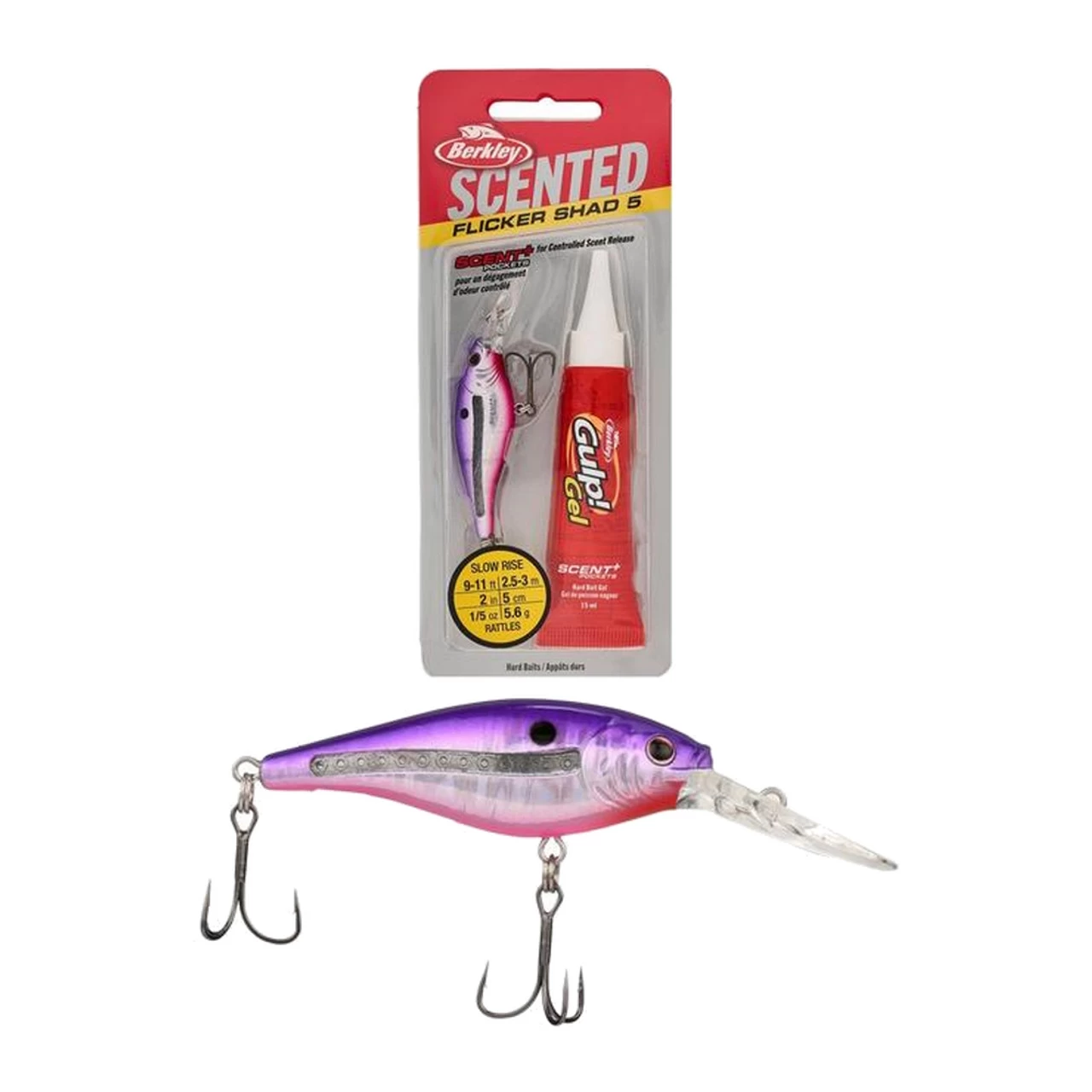 Berkley Scented Flicker Shad 5 - Slick Purple Candy