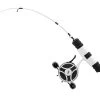 13 Fishing - FreeFall Ghost / Fate V3 Ice Combo 27" ML (Medium Light) - Tickle Stick Tip With Tennessee Handle And Evolve Reel Wraps - RH Retrieve