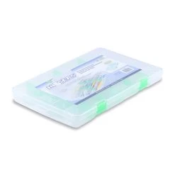 Hi Seas - Tackle Box,13.75 X 8.5 X 1.38 In / 35 X 21.6 X 3.5 Cm, 17 Moveable Dividers