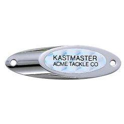 Acme Tackle Kastmaster Spoons - 1/8OZ - Chrome W/ Flash Tape