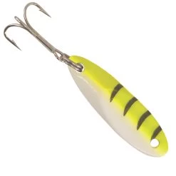 Acme Tackle Kastmaster Spoons - 1/12OZ - Glow Chart Tiger