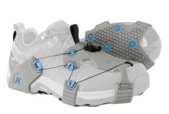 Korkers Ice Walker Cleats - Gray / Aqua - Large