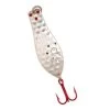 Yellow Bird - Premium Doctor Spoon With Red LazerSharp Hooks In (PM501) Hex Hammered Nickel - 2.5" 3/8oz