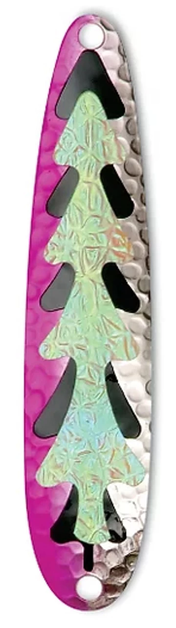 Michigan Stinger Spoons - STINGRAY SIZE - NSH204 - Purple Killer Glow