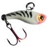 Kenders Tungsten T-Rip Mini Vibe Bait - 3/4" - White Tiger Glow
