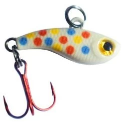 Kenders Tungsten T-Rip Mini Vibe Bait - 1/2" - Wonderbread Glow